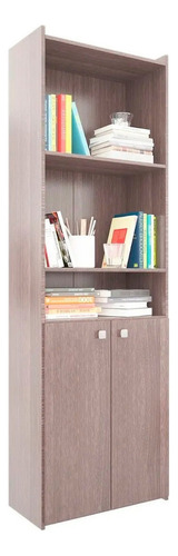 Biblioteca Estanteria 5 Estante 2 Ptas 61x30x190 Home Office Color Wengue