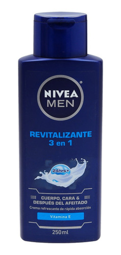 5 Pack Crema Corporal Para Hombre Nivea Revitalizante 3 En 1