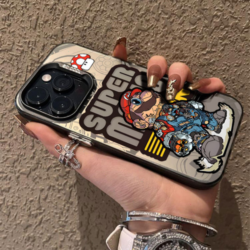 Funda De Mario Mecánico De Dibujos Animados Para Xiaomi/redmi