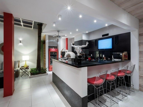 Imagem 3 de 24 de Casa Térrea Au 400m² 3 Suítes Sala Ampla Com 4 Ambientes Escritório Lareira Piscina, Deck De 7x5m Spa Espaço Gourmet 4 Vagas - Ca00464 - 69321243