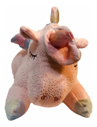 Peluche Unicornio Rosa Con Brillos Hermoso