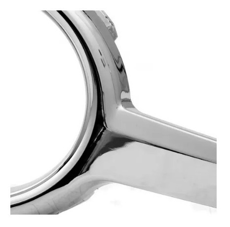 Imagem 3 de 3 de Par Moldura Farol Milha Cromado Peugeot 208 2014 2015 2016