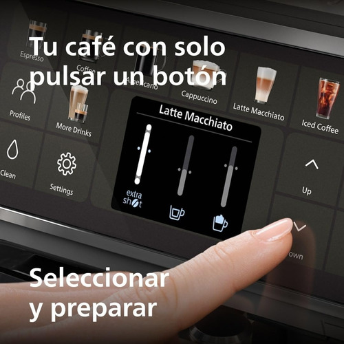 Cafetera Philips Espresso Automática Serie 5500 20 Modos Gris