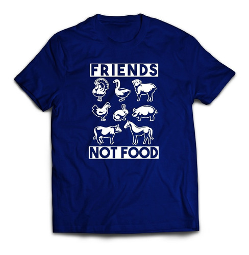 Remera Friends Not Food Vegan Vegano Antiespecista Animales