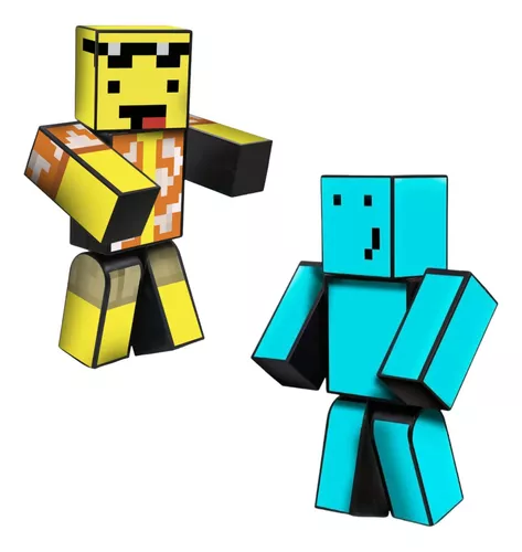 Boneco r Problems Minecraft Articulado - 25 cm Algazarra