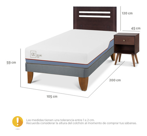 Cama Europea Blanco
