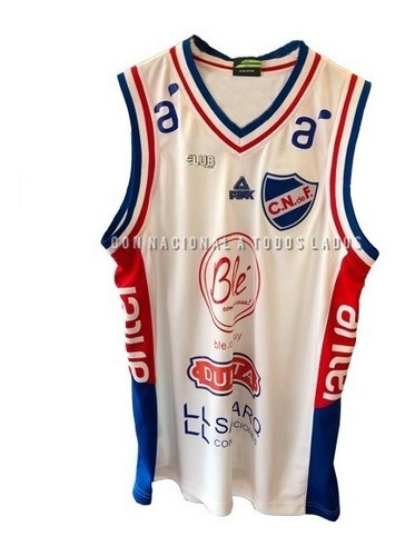 Camiseta Nacional Basquet 2019/2020 Con Sponsors Adulto