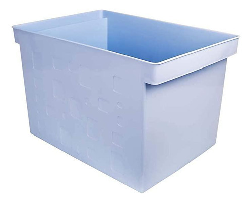 Caixa Organizadora Multiuso Larga Azul Pastel Ref. 0335bp