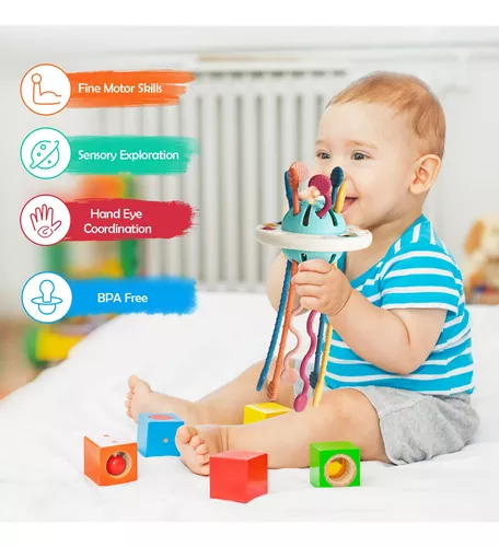 Juguetes Montessori Con Cuerda Para Bebés De 0 A 6 Meses, Juguetes