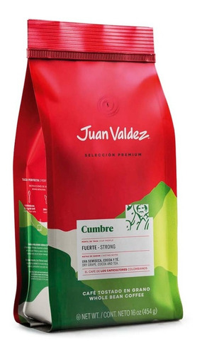 Cafe Juan Valdez Cumbre 454gr Grano