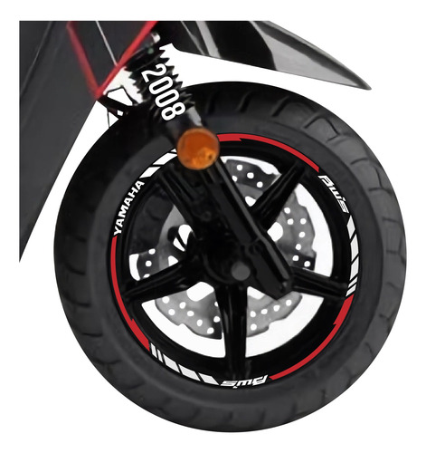 Stickers Reflejantes Para Rin De Moto Yamaha Bws Nid 2008