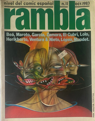 Rambla, Nº 11, Nivel Del Comic Español 1983,  Ex06