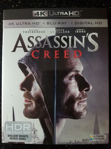 Assassin's Creed - Película 4k Ultra Hd + Blu-ray