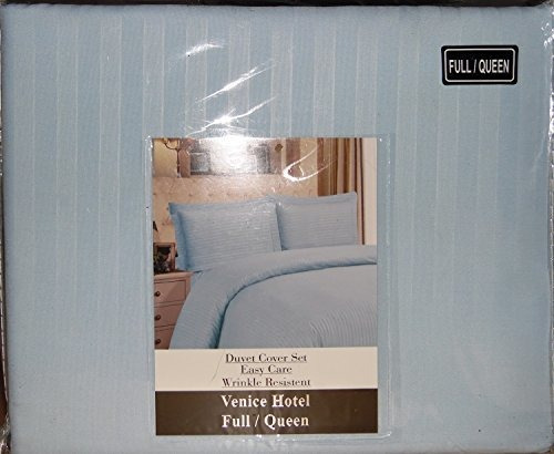 Venice Hotel - Funda Nórdica Con Rayas Azules En Relieve Cep