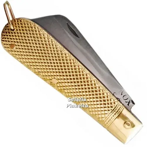 Canivete Sol Dourado Original Latão Metal Amarelo Promoção