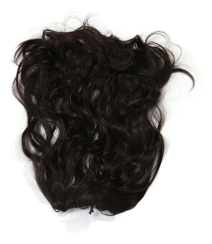 Extensão De Cabelo Com Rabo De Cavalo Alto, Peruca Ondulada