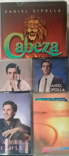 Daniel Cipolla - Lote Por 4 Cassettes + 1 Libro...firmado