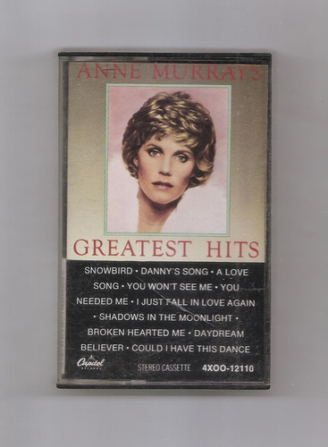 Anne Murray Greatest Hits Cassette Usado