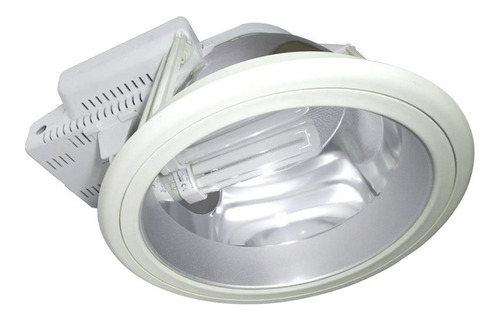 Luminaria Embutida Circular Para Dulux T/e  2x42w Kraft