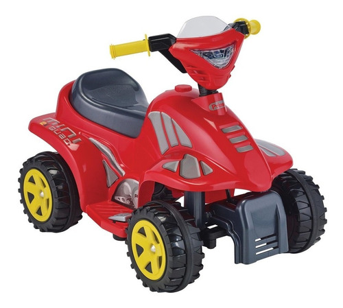 Moto Electrica Mini Quad Boy 6v Prinsel Roja Color Rojo