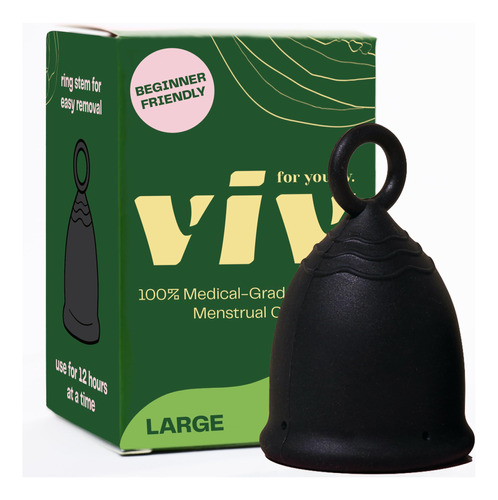 Viv For Your V Menstrual Cup - Grande - Segura, Comoda, Faci