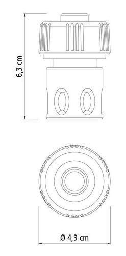 Engate Rápido Tramontina Para Mangueira 5/8' E 3/4'