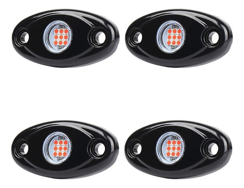 Kit De 4 Vainas De Luces Led De Roca, Impermeable, Para Jeep