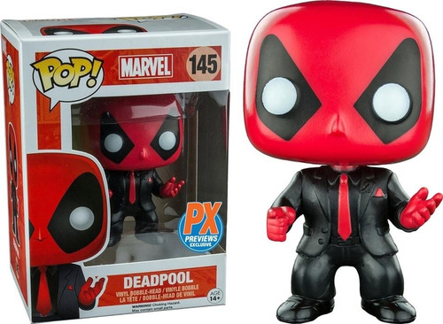 Funko Pop! Marvel: Deadpool Px #145 Detalle En Caja A