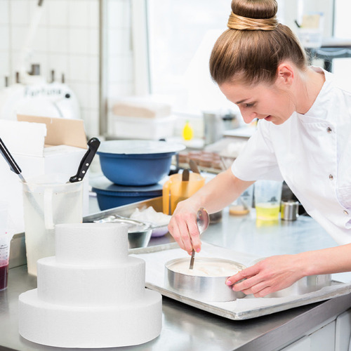 Molde Para Tartas Reutilizables, Modelo De Tarta De Espuma F