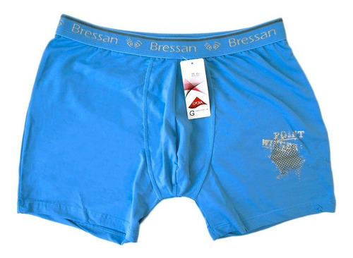 Cueca Boxer Microfibra Com Forro Bressan Kit Com 6 Cuecas.