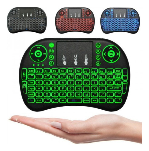 Mini Teclado Bluetooth Retroiluminado Air Touch Inalambrico