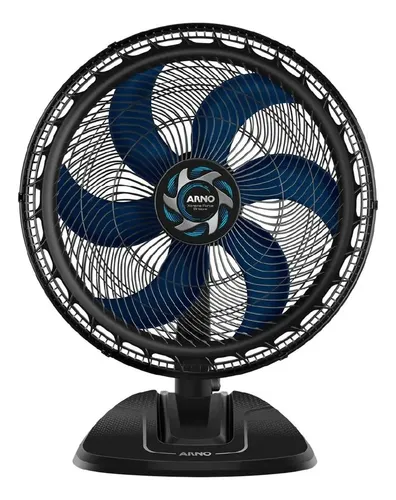 Ventilador Xtreme Force Breeze Mesa 50cm Vb50 Estrutura Preto Pás Azul Material Das Pás Plástico 110v