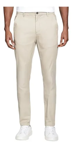 Calça Aramis Chino Algodão Premium Básica Areia