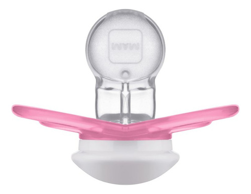 Chupeta Mam Perfect 2 Unidade Rosa Menina Estojo Prático 16+