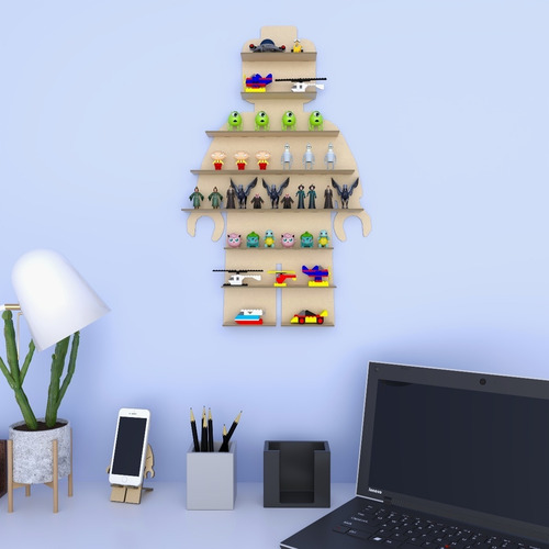 Repisa Organizadora Estanteria Para Juguetes - Mdf 6 Mm