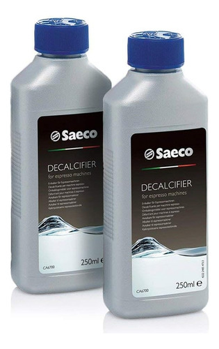 Saeco Decalcifier For Espresso Coffee Machines, 250 Ml 2pzas