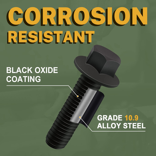Tornillos Con Cabeza Hexagonal De Acero Al Carbono M6x12 Mm