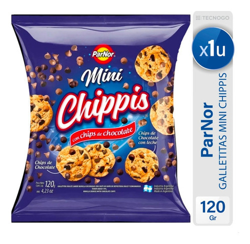 Galletitas Mini Chips Chocolate Parnor - Mejor Precio