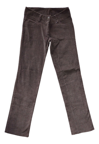 Pantalon De Corderoy Marron Talle 36