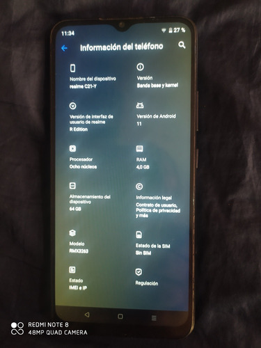 Realme C21-y 64 Gb Almacenamiento 4 Gb De Ram 