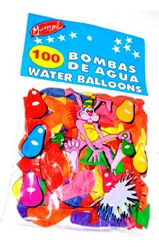 Bomba Agua Carnaval 100 Unidad X 12 Paquetes