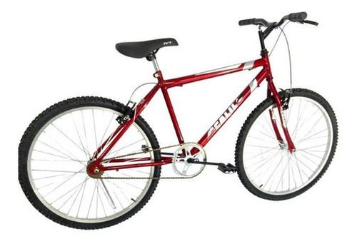 Bicicleta Aro 26 Passeio Calil Masculino Adulto Vermelho