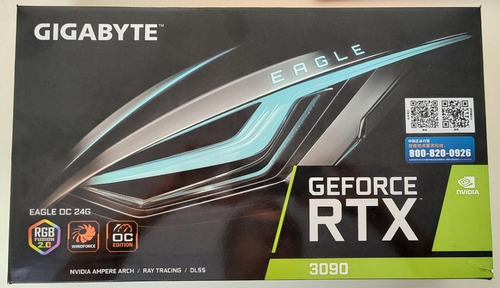  Placa De Vídeo Gigabyte Geforce Rtx 3090 Eagle Oc 24g 