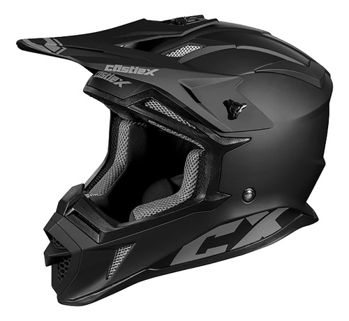 Casco Para Moto Castle X Cx200 Moto  Talla Xl Color Negro 25