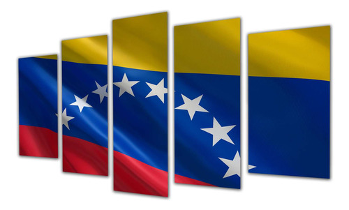 Cuadro 60x100cm Bandera De Venezuela Pais Latinoamerica M3