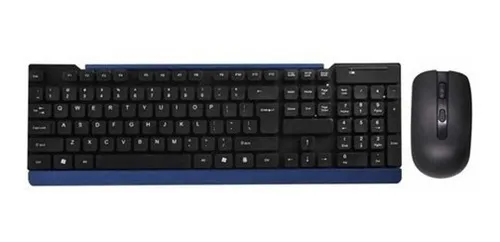 Imagem 2 de 5 de Teclado E Mouse Wireless/sem Fio Kit Completo