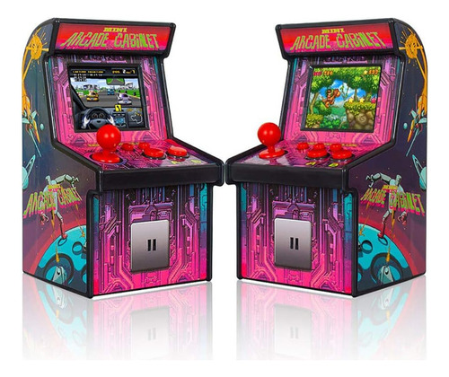 Mini Arcade Cabinet Arcadenia - Máquina De Juegos Retro Col