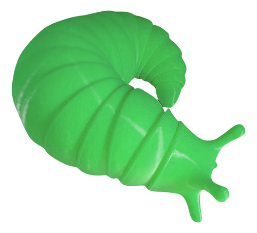 Un Juguete Infantil Fidget Slug Impreso En 3d, Amigable Y Ar