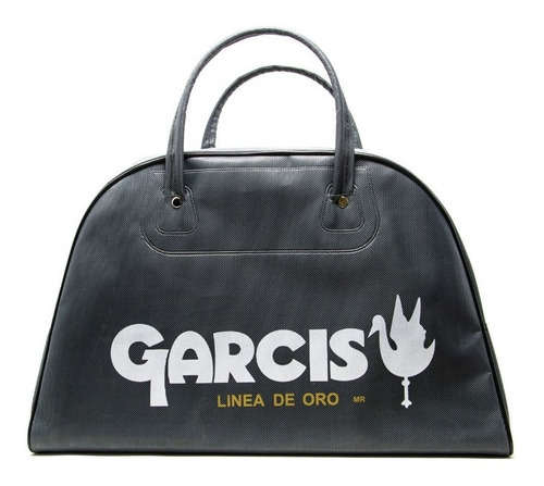 Maleta Deportiva Garcis Retro Nylon Color Gris Oscuro
