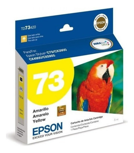 Cartucho Epson 73 Amarillo T073420